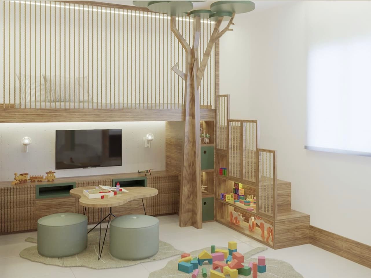 Fachada em madeira escurecida